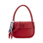 Lady Bag Chica Con Mascada Color Rojo