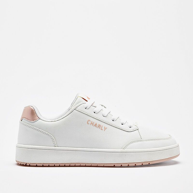 Charly tenis para mujer blanco rosa cod 139591-... image number null