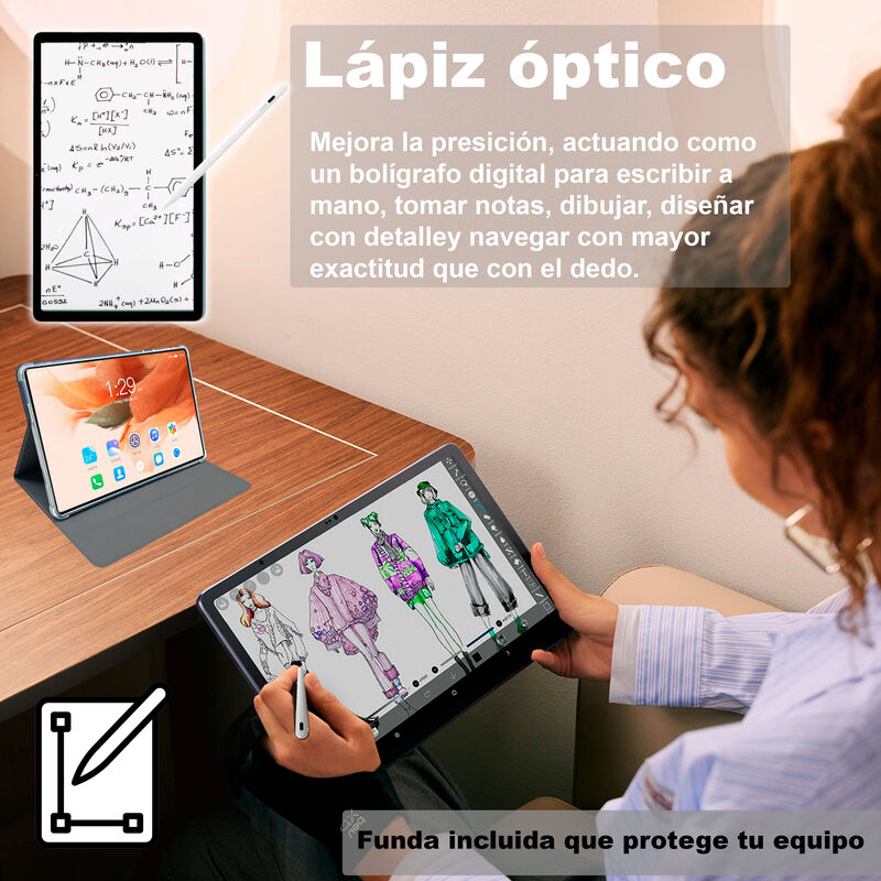 VAK TABLET 98X 10" OCTACORE 12+512 LAPIZ ANDROI... image number null