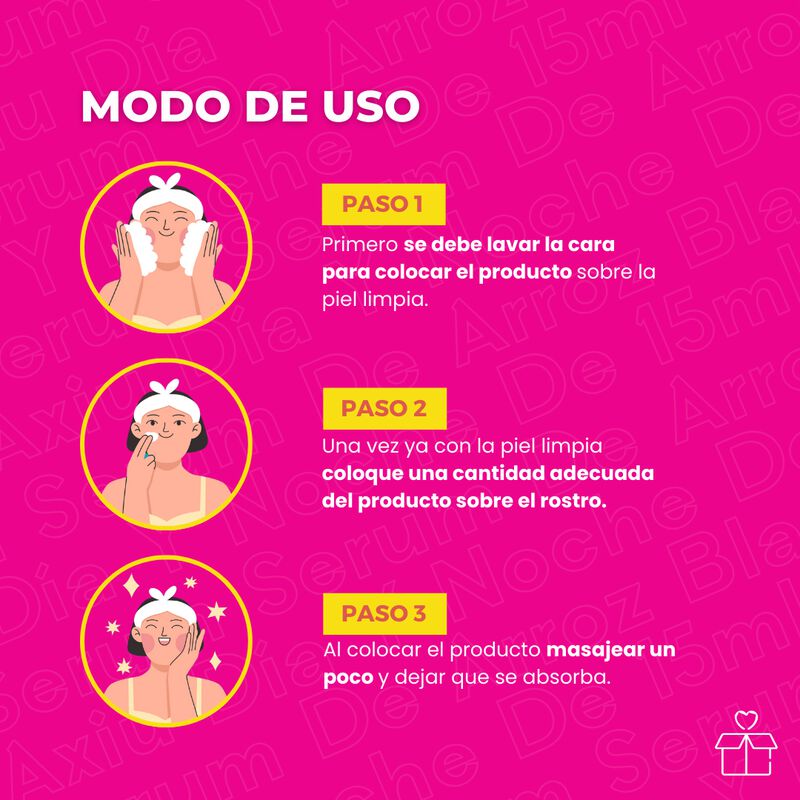 Set de 3 S&eacute;rums Arroz Rorec Original &Aacute;cido Hial... image number null