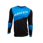 Jersey Hunter manga larga azul/negro talla-G END
