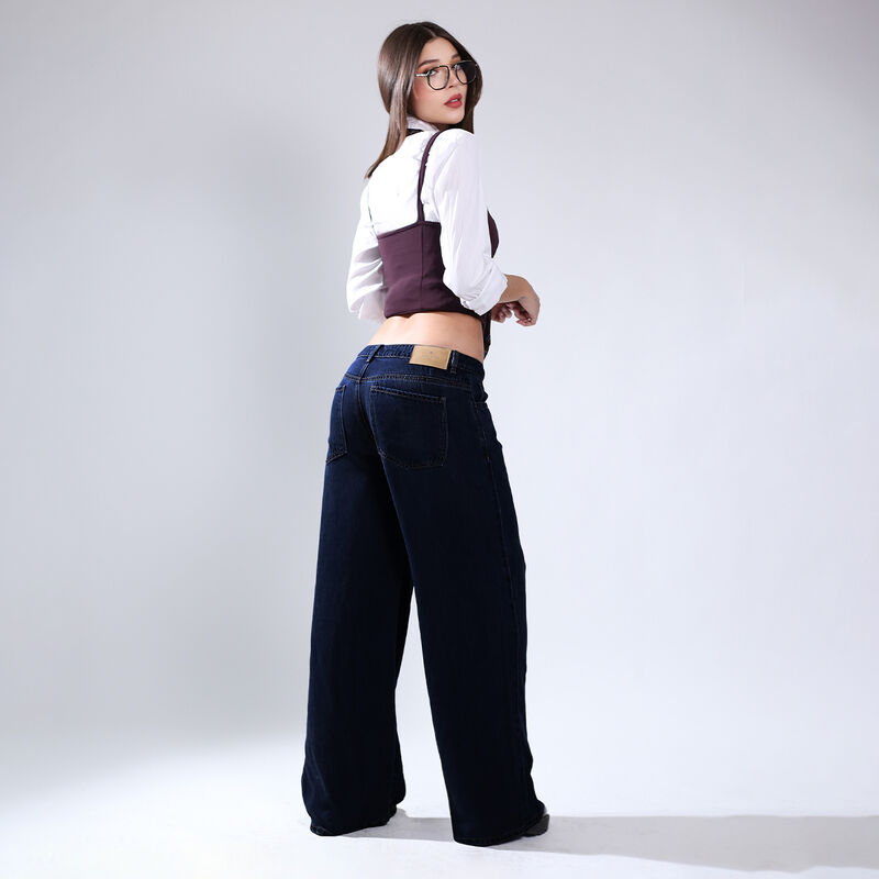 Pantal&oacute;n Wide Leg Mujer Sb4767 Savi Jeans Azul ... image number null
