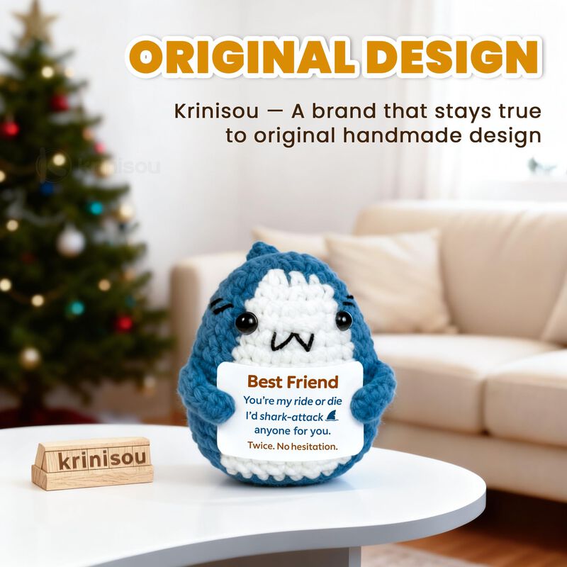 Figurita Krinisou De Tibur&oacute;n De Crochet &ndash; Regal... image number null