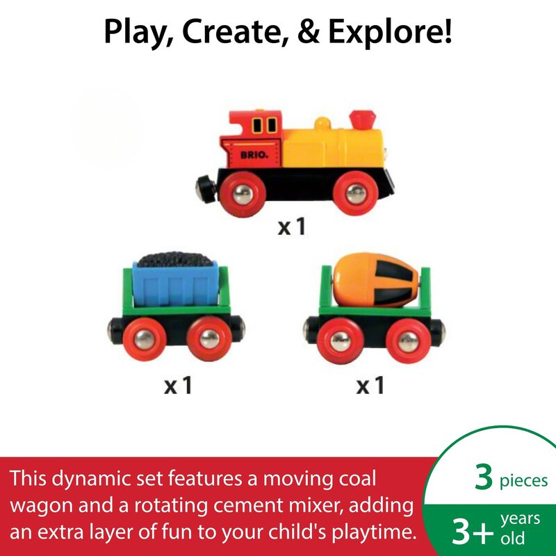 Toy Train Brio World Funciona Con Pilas Para Ni... image number null