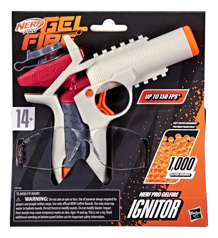 Lanzador Ignitor  1000 Recargas Gelfire  Nerf P... image number null