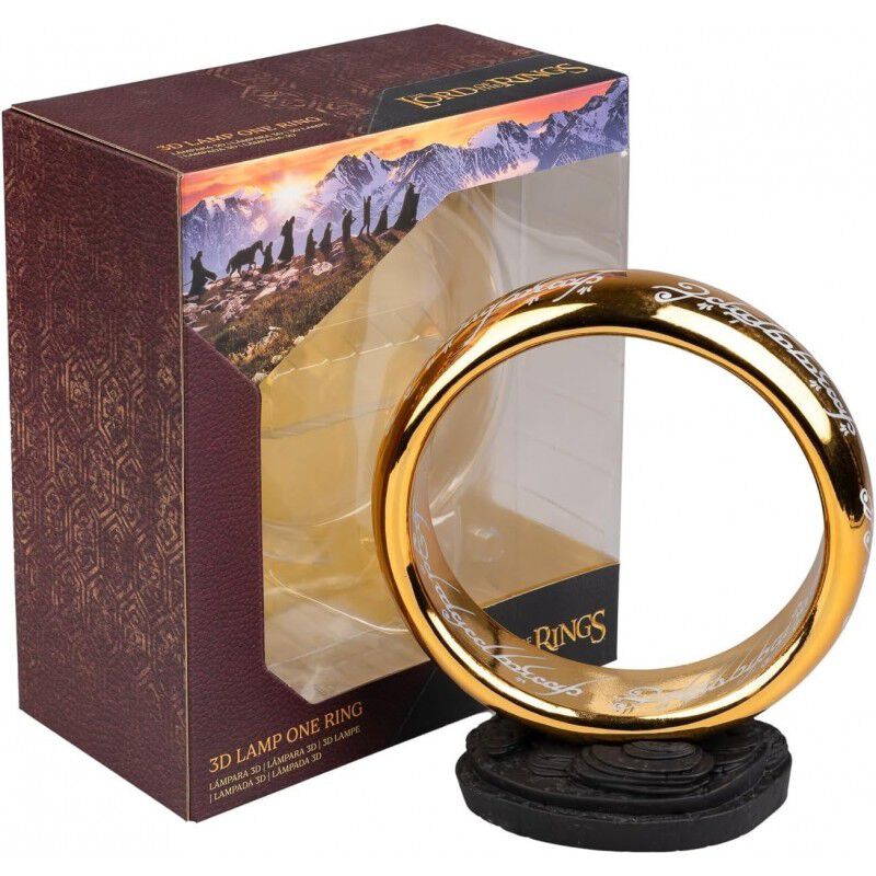 L&aacute;mpara 3D Anillo &uacute;nico El Se&ntilde;or De Los Anillos image number null