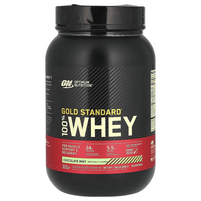 Proteina 100% Whey Gold Optimum Nutrition Mint ... image number null