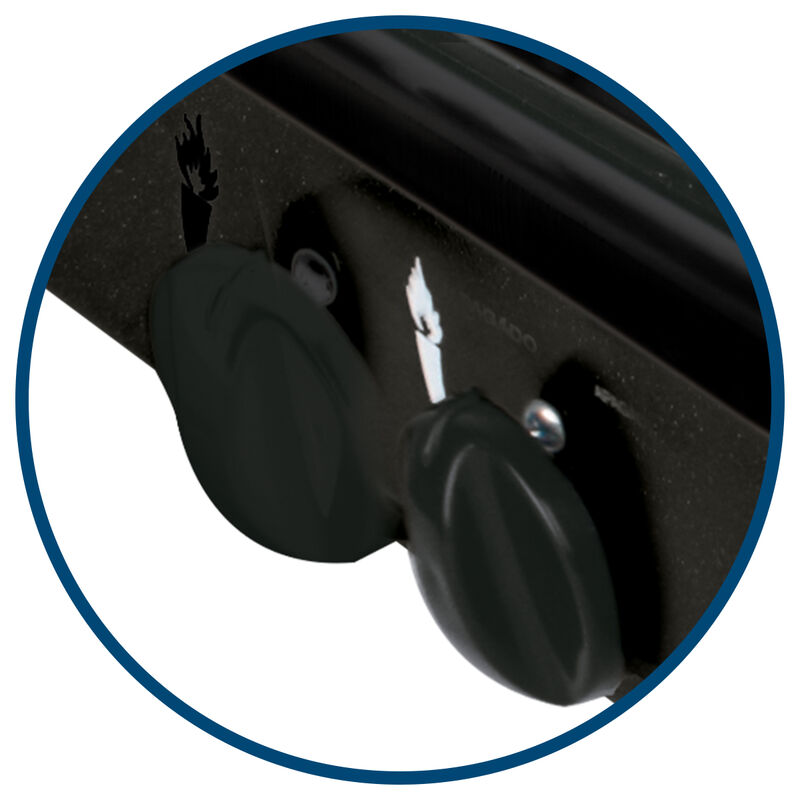 Parrilla Estufa De Mesa Aksi 4 Quemadores Negro image number null