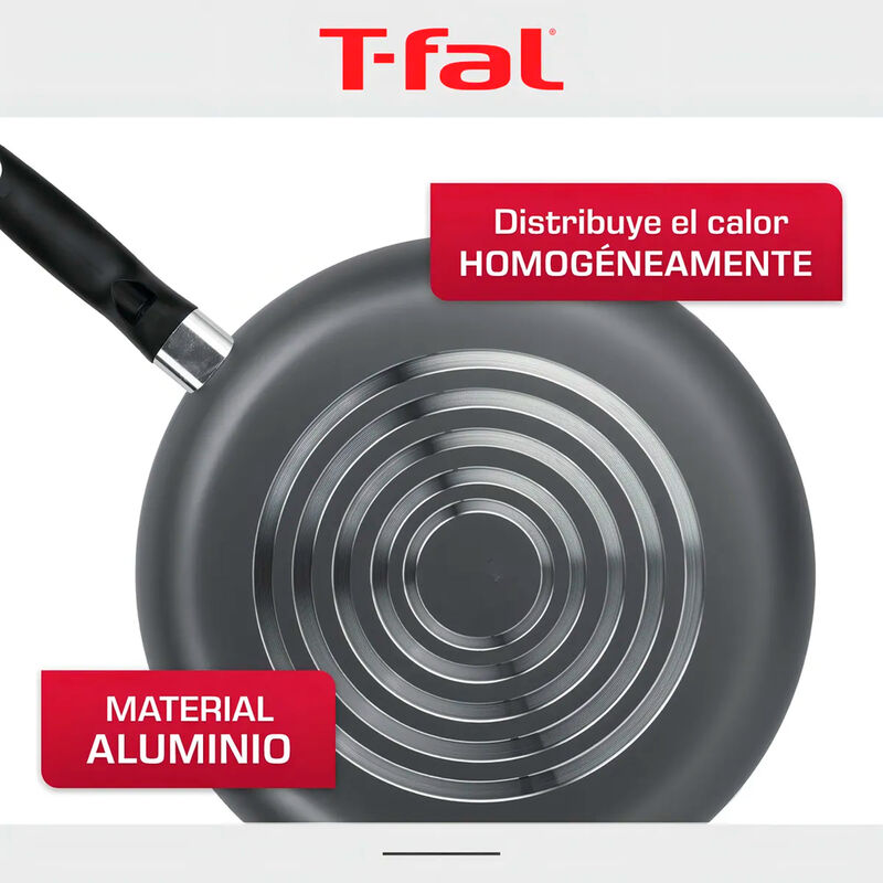 Sart&eacute;n 18cm INICIA T-fal Color-Gris Tefl&oacute;n anti... image number null