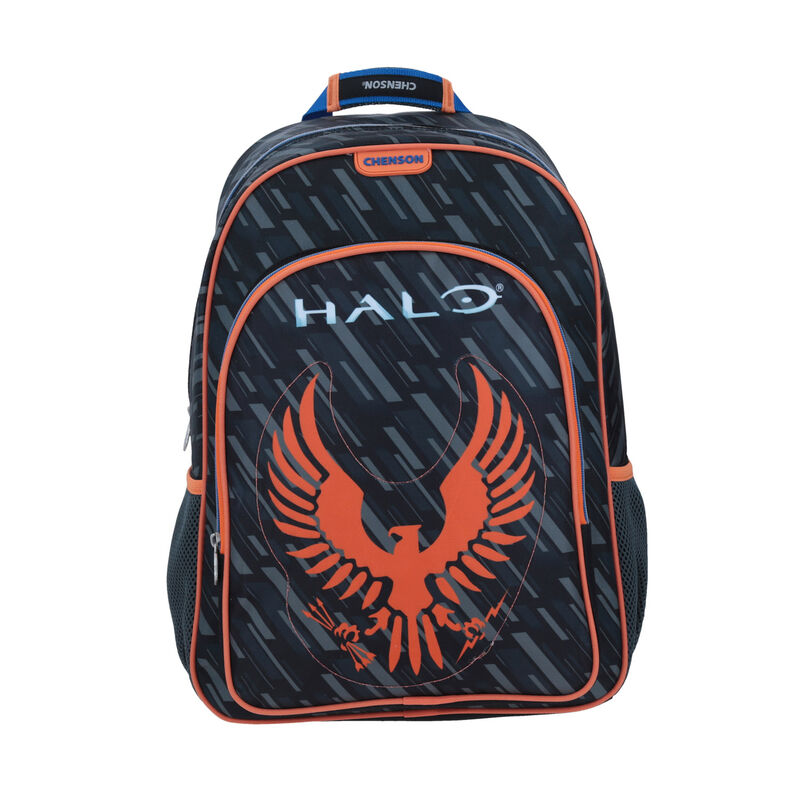 Mochila Halo negro, naranja y gris image number null