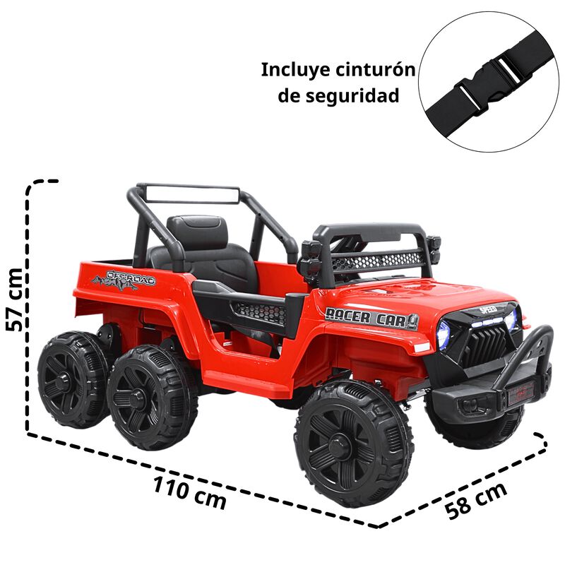 Camioneta Montable El&eacute;ctrica 4x4 para Ni&ntilde;os Blu... image number null