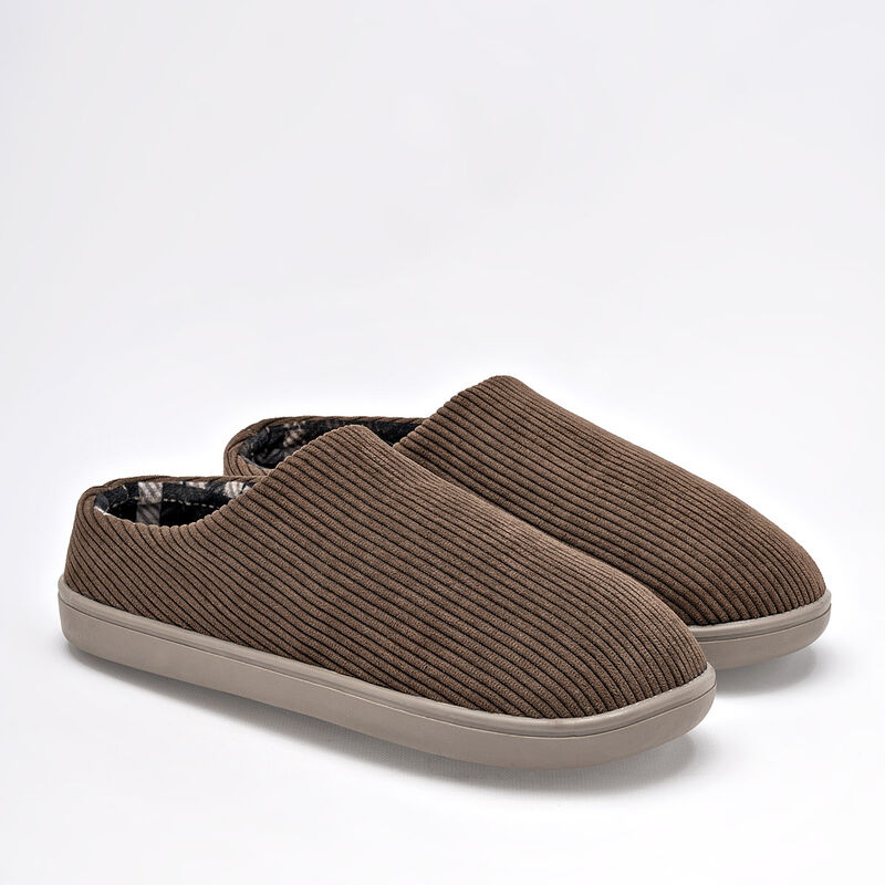 Mora Confort Pantufla para hombre caf&eacute; image number null