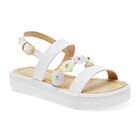 D'monas Sandalia Para Ni&ntilde;a Blanco Multicolor Cod 117479-2