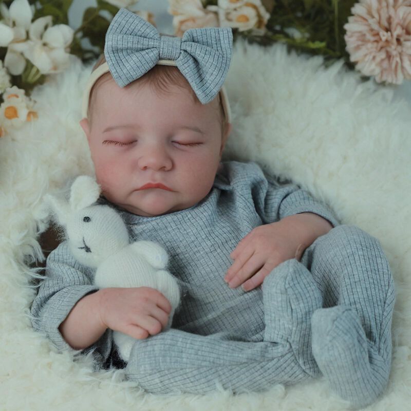 Mu&ntilde;eca Reborn Scom Realistic De Silicona Para N... image number null