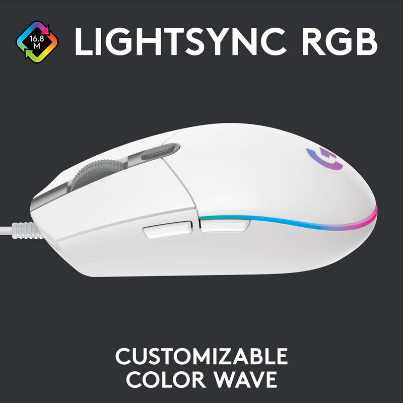 Rat&oacute;n para Juegos Logitech G203 Con Cable 8,000... image number null