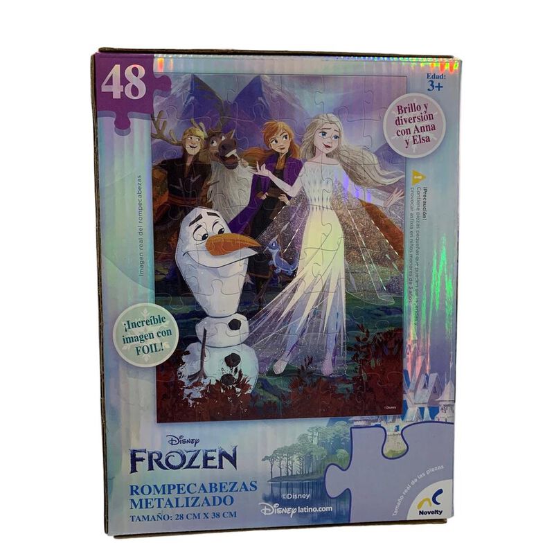 Rompecabezas Frozen 48 Piezas Metalizado image number null