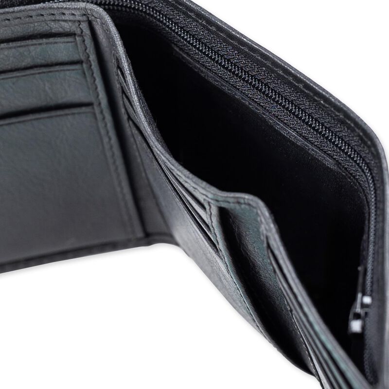 Cartera Triple Columbia Leather Para Hombre, Ne... image number null