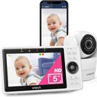 Monitor Wifi Inteligente Para Beb&eacute;s Vtech Vm901 Con C&aacute;mara De 1080p Y 5 Pulgadas