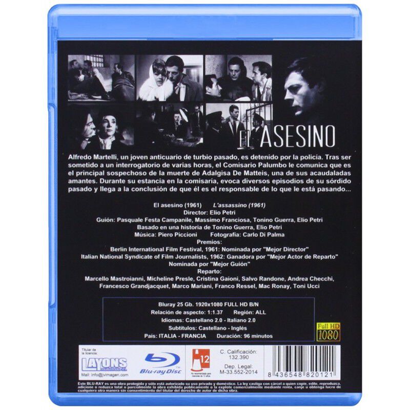 El Asesino (blu-ray) image number null