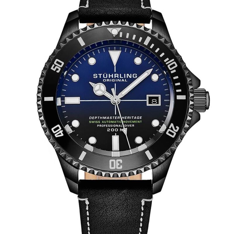 Reloj Stuhrling para hombre autom&aacute;tico suizo 88... image number null