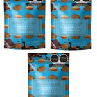 Almendra con Chocolate Semiamargo sin Azúcar 100 gr  - 3 piezas de 100gr c/u
