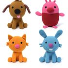 Paquete De Regalo De Felpa Sago Mini Con 4 Animales De Peluche Y Casita De Juegos