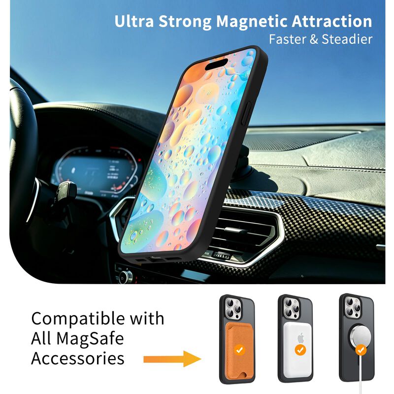 Funda Magn&eacute;tica Zyzhogar para iPhone 14 Pro Neg... image number null