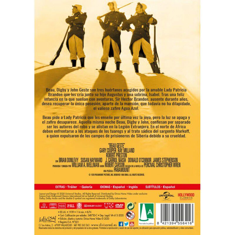 Beau geste [DVD] image number null