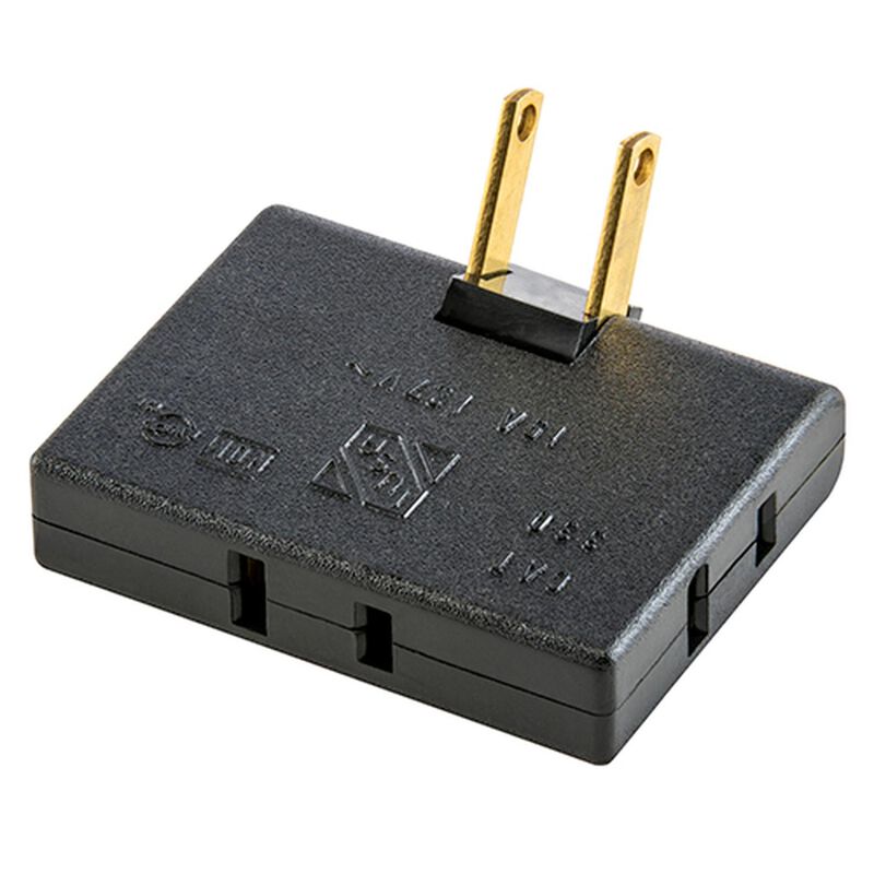 Contacto triple con clavija m&oacute;vil Negro image number null