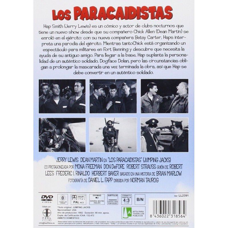 Los Paracaidistas (1952) [dvd] Jumping Jacks image number null