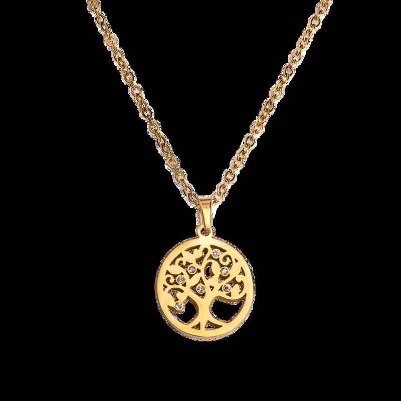 Collar Mujer &Aacute;rbol De Vida, Joyer&iacute;a Acero Inoxi... image number null