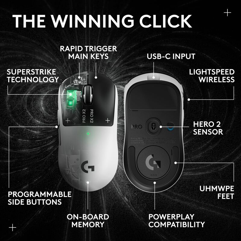 Mouse Gamer Inal&aacute;mbrico Logitech G Pro X2 Super... image number null