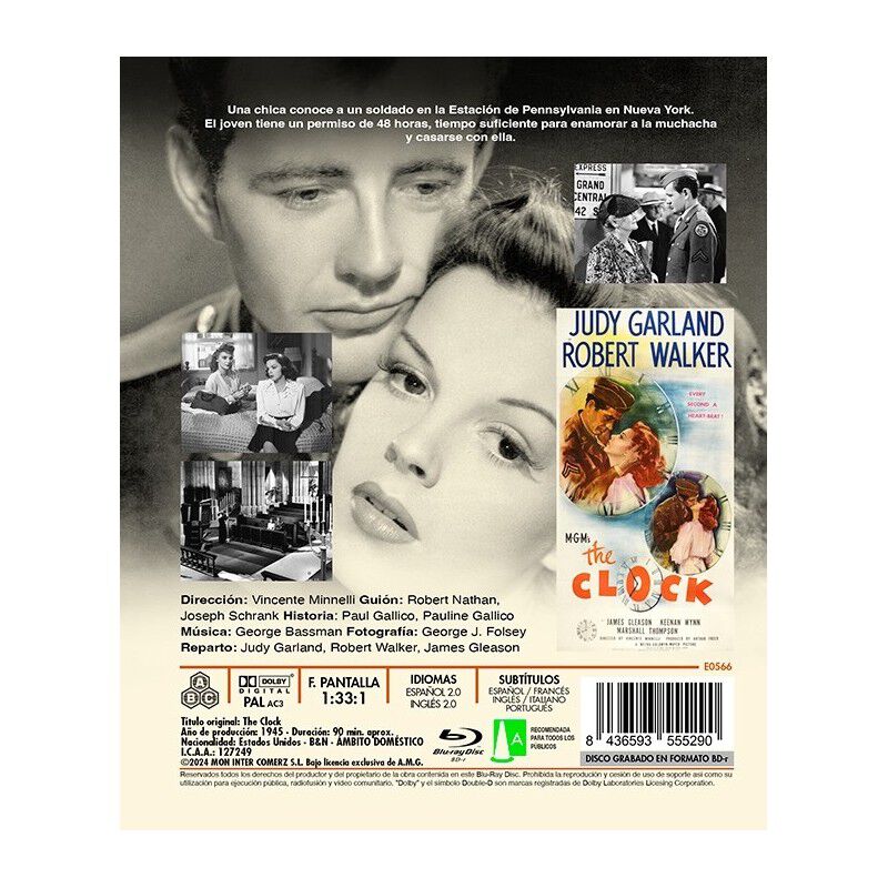 El Reloj [blu-ray R] (1945) The Clock image number null