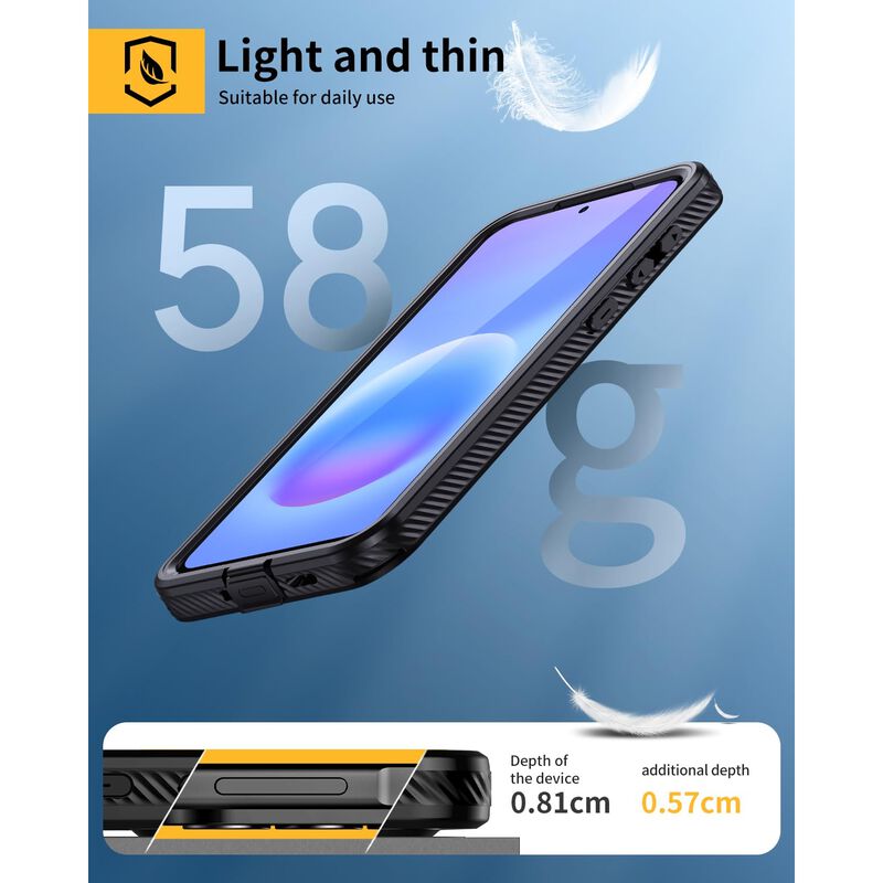 Funda Lanhiem para Samsung Galaxy A57 Negra image number null