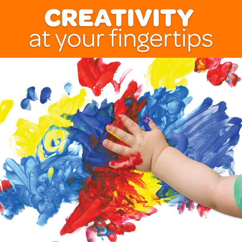 Set De Pintura Para Dedos Crayola, Lavable (6 U... image number null