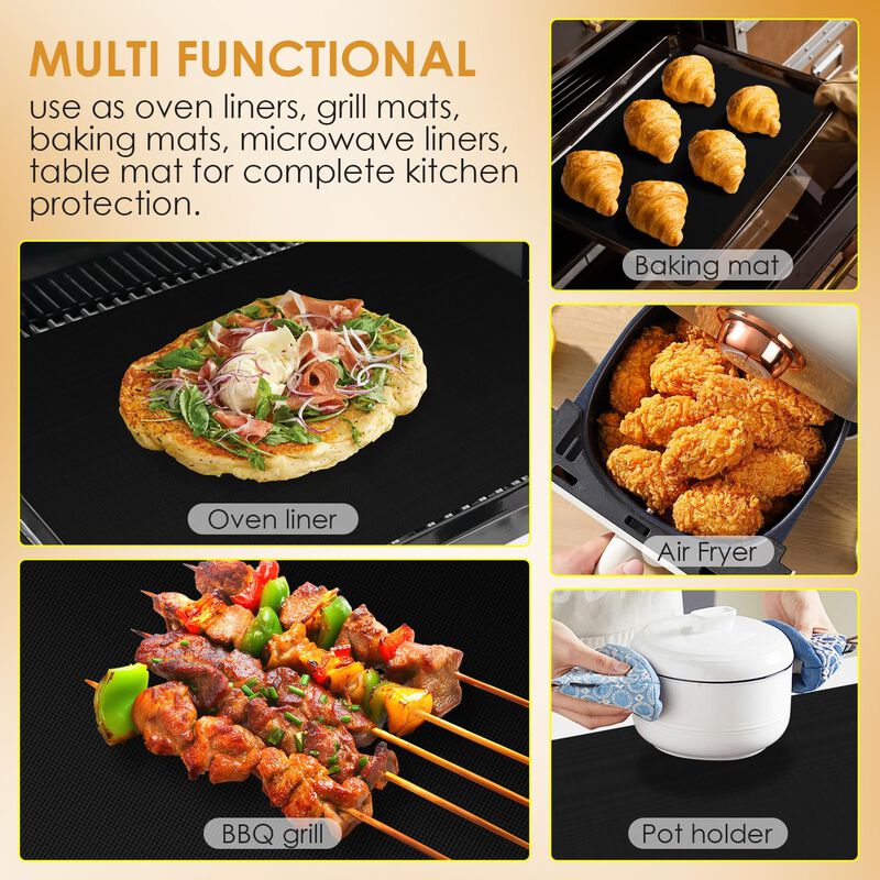 Forros Para Horno Hotec Pack De 5 43 x 64 cm An... image number null