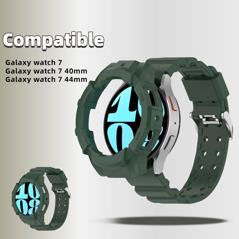 Correa QHBAMD para Galaxy Watch 7 de 40mm, Sili... image number null
