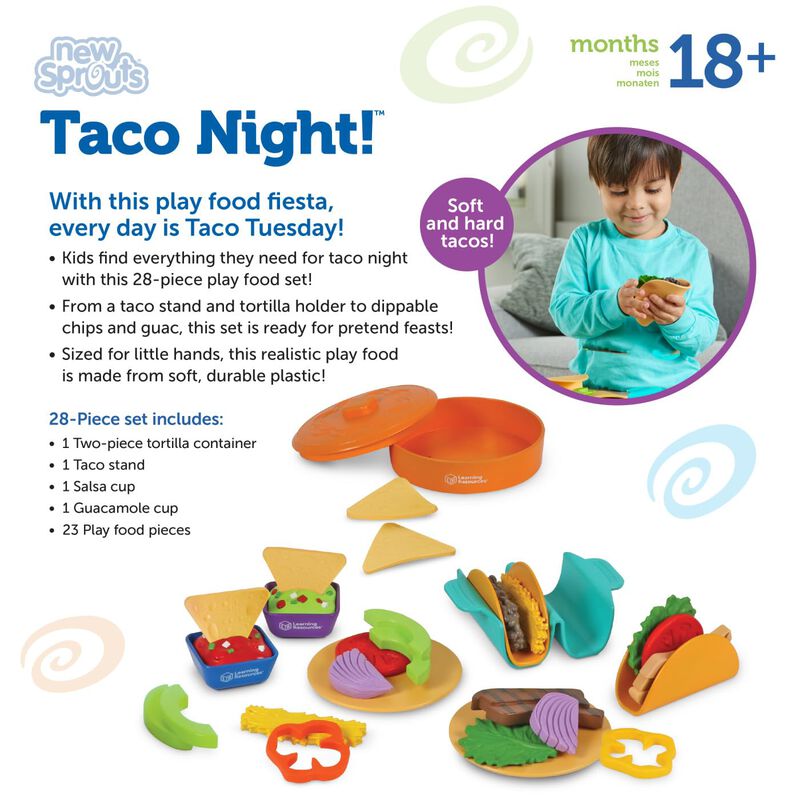 Play Food Learning Resources New Sprouts Taco N... image number null