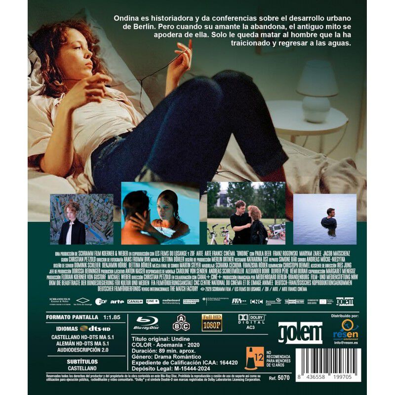 Ondina. Un Amor Para Siempre [blu-ray] (2020) U... image number null
