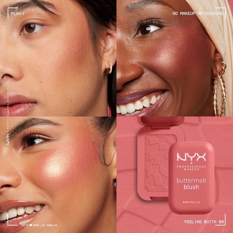 Maquillaje Profesional Blush Nyx Buttermelt Fee... image number null