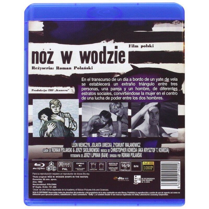 El Cuchillo En El Agua [blu-ray R] (1962) N&oacute;z W... image number null