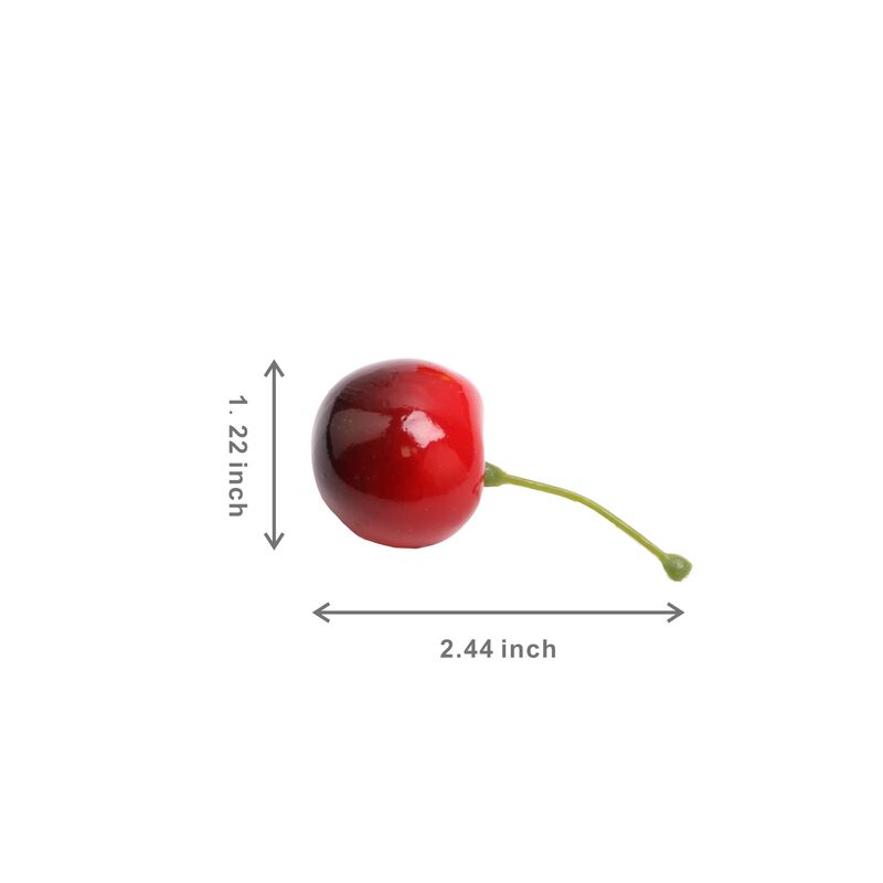Cerezas Artificiales Rojas (50 Piezas) - Caiyjh... image number null