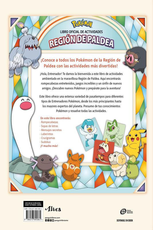 Pok&eacute;mon. Actividades. Regi&oacute;n De Paldea, De The ... image number null