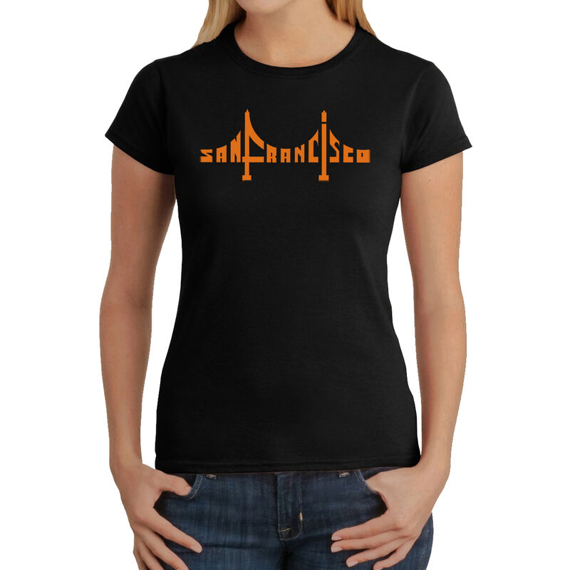 Camiseta Word Art Para Mujer - Puente de San Fr... image number null