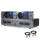 Equipo De Dj Gemini Sound Cdx-2250i Con Montaje En Rack Doble