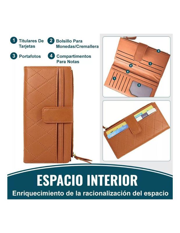 Monedero Pink Brule Moneychic Para Mujer image number null