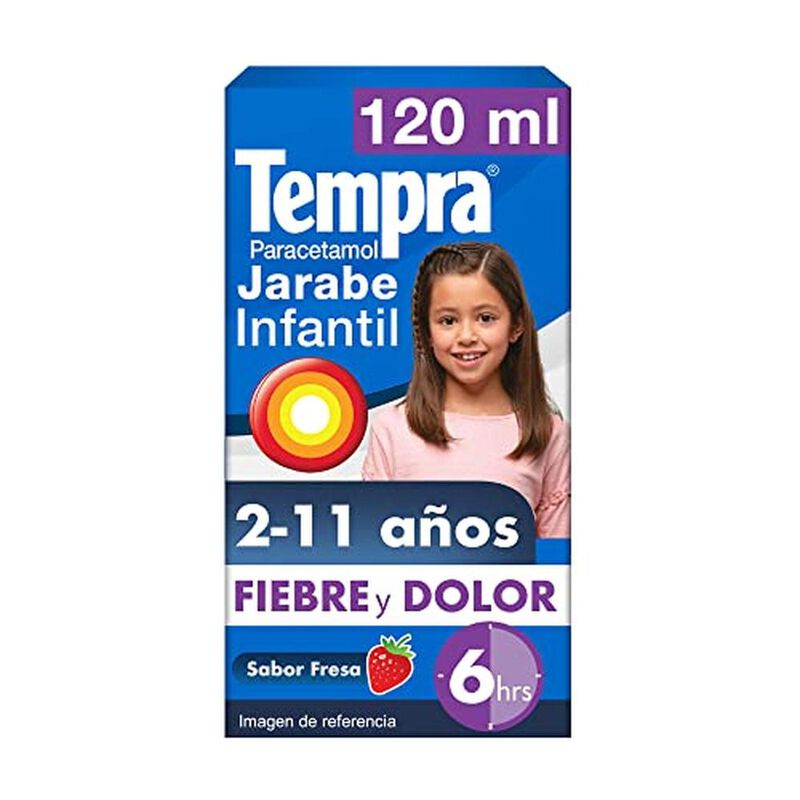 Tempra Jarabe Infantil Fiebre Y Dolor Sabor Fre... image number null