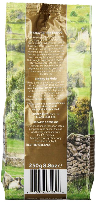 Yorkshire Tea Gold - Bolsas De T&eacute; Y T&eacute; Suelto 5... image number null