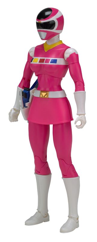 Figura De Acci&oacute;n Power Rangers In Space Pink Ra... image number null