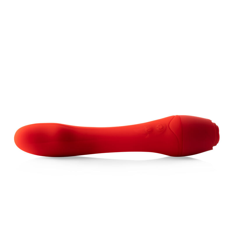 Vibrador Rose 10Vr Tuti 2 en 1 Flor Red Hot image number null